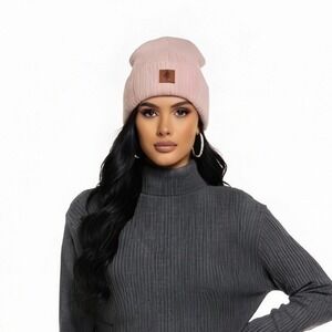 Light Pink Winter‎ Hat Women